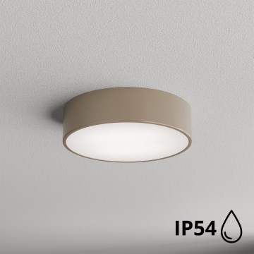 Brilagi - Lampa sufitowa do łazienki z czujnikiem CLARE 2xE27/24W/230V Ø 30 cm IP54 beżowa