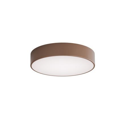 Brilagi - Lampa sufitowa do łazienki z czujnikiem ruchu i zmierzchu CLARE 3xE27/24W/230V, średnica 40 cm, brązowa, IP54