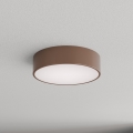 Brilagi - Lampa sufitowa do łazienki z czujnikiem ruchu i zmierzchu CLARE 2xE27/24W/230V, śr. 30 cm, brązowa, IP54