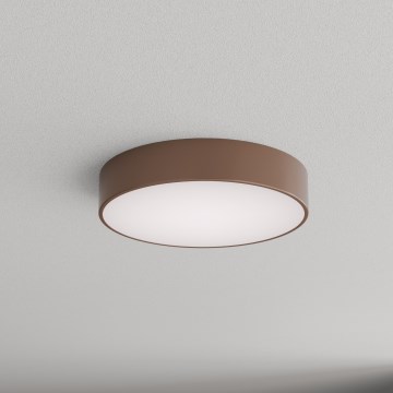 Brilagi - Lampa sufitowa do łazienki z czujnikiem ruchu i zmierzchu CLARE 3xE27/24W/230V, średnica 40 cm, brązowa, IP54