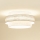 Brilagi - Lampa sufitowa DOVER SPACE LED/12W/230V śr. 50 cm 3000K/4000K/6400K szara/kremowa