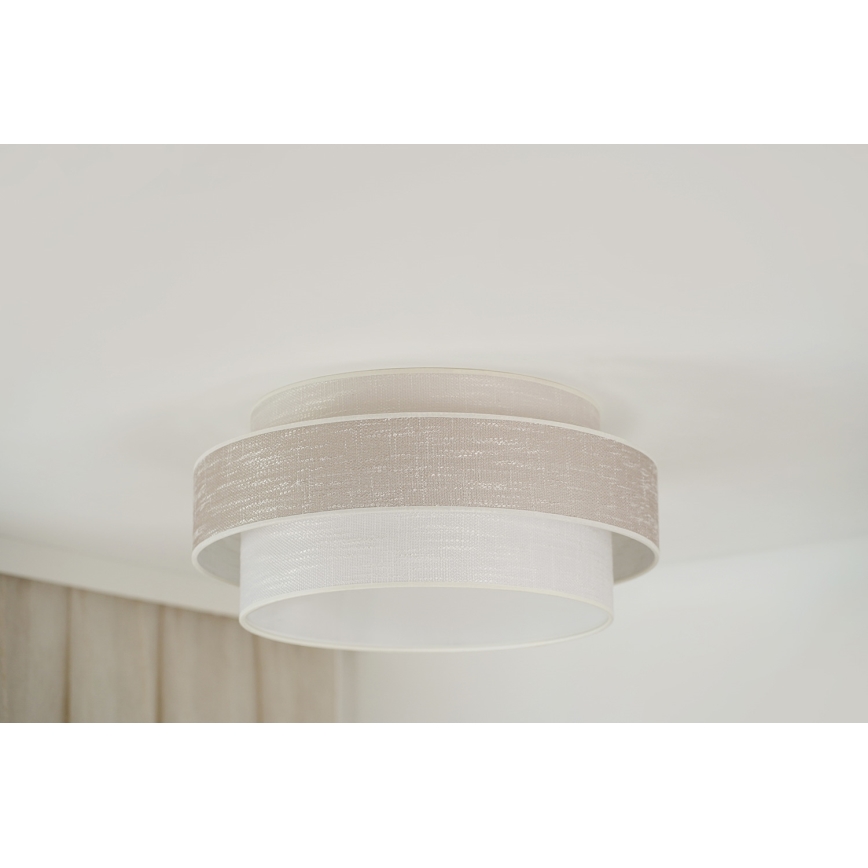 Brilagi - Lampa sufitowa DOVER SPACE LED/12W/230V śr. 50 cm 3000K/4000K/6400K szara/kremowa