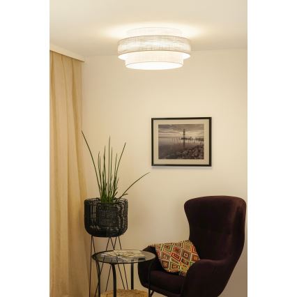 Brilagi - Lampa sufitowa DOVER SPACE LED/12W/230V śr. 50 cm 3000K/4000K/6400K szara/kremowa