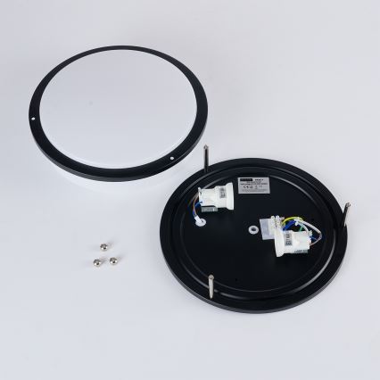 Brilagi - Lampa sufitowa ELARO 2xE27/40W/230V śr. 26 cm czarna