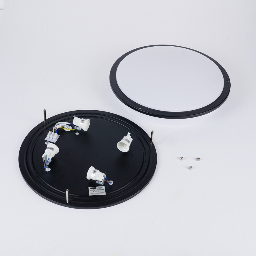 Brilagi - Lampa sufitowa ELARO 4xE27/40W/230V śr. 41 cm czarna