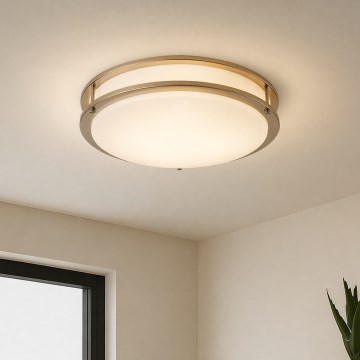 Brilagi - Lampa sufitowa ELARO 4xE27/40W/230V śr. 41 cm złota