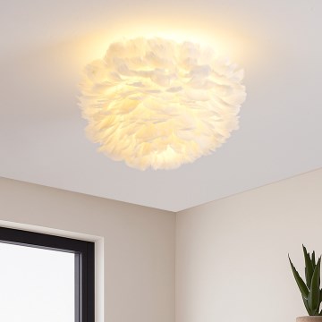 Brilagi - Lampa sufitowa FEATHER 3xE27/40W/230V śr. 40 cm biała
