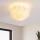 Brilagi - Lampa sufitowa FEATHER 3xE27/40W/230V śr. 40 cm biała