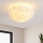 Brilagi - Lampa sufitowa FEATHER 3xE27/40W/230V śr. 50 cm biała