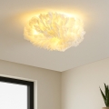 Brilagi - Lampa sufitowa FEATHER 3xE27/40W/230V Ø 40 cm biała