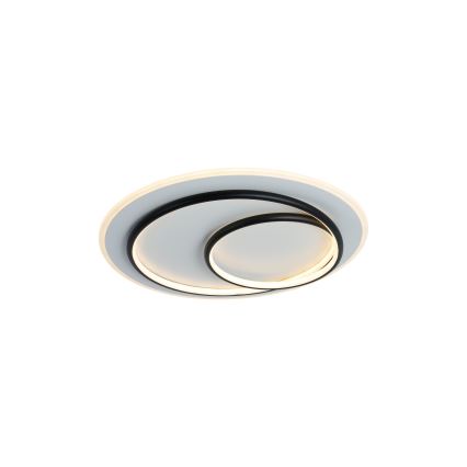 Brilagi - Ściemnialna lampa sufitowa FLARE LED/70W/230V 3000-6000K śr. 50 cm biały/czarny + pilot zdalnego sterowania