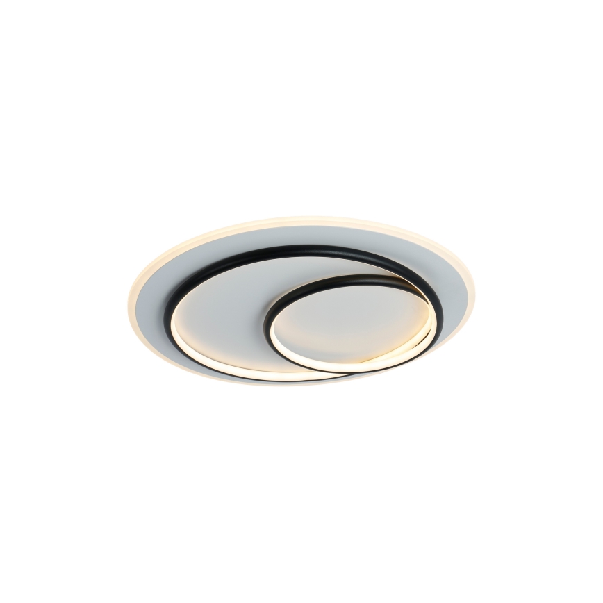 Brilagi - Ściemnialna lampa sufitowa FLARE LED/70W/230V 3000-6000K śr. 50 cm biały/czarny + pilot zdalnego sterowania