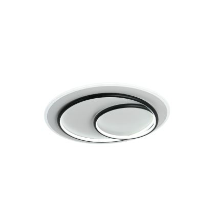 Brilagi - Ściemnialna lampa sufitowa FLARE LED/70W/230V 3000-6000K śr. 50 cm biały/czarny + pilot zdalnego sterowania