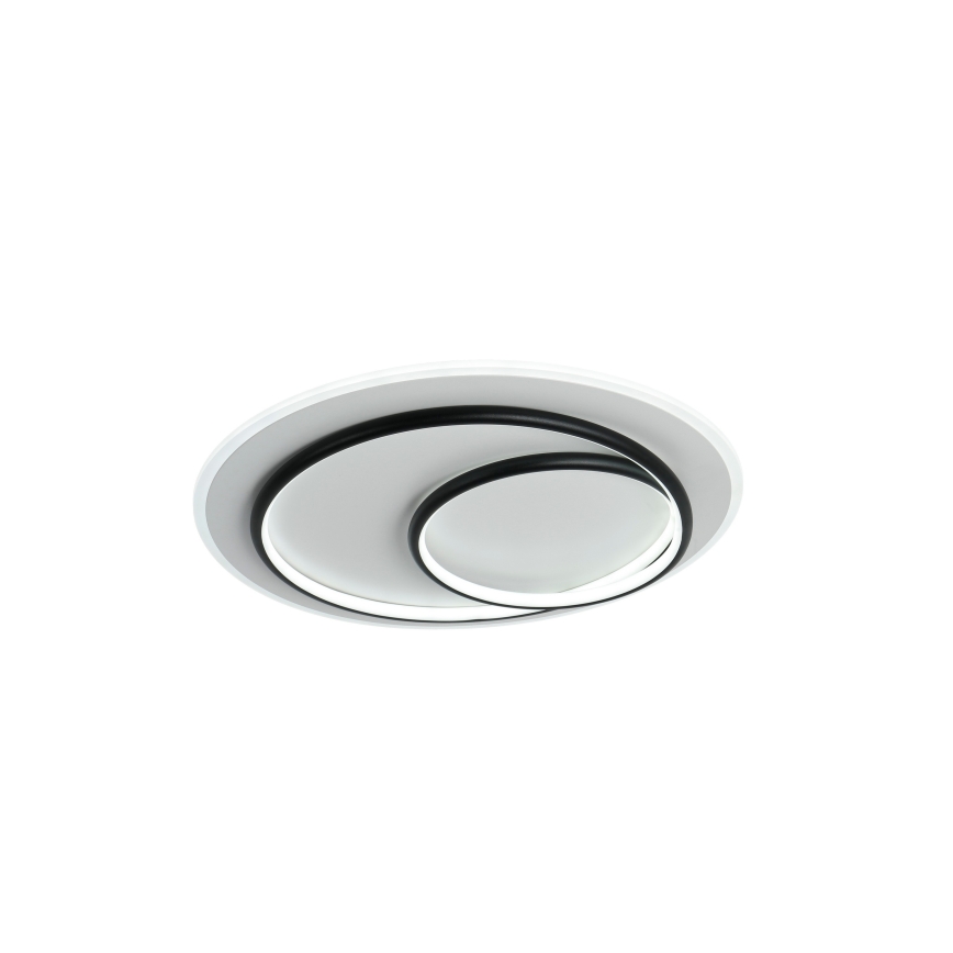 Brilagi - Ściemnialna lampa sufitowa FLARE LED/70W/230V 3000-6000K śr. 50 cm biały/czarny + pilot zdalnego sterowania