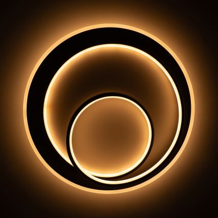 BRILAGI - Ściemnialna lampa sufitowa FLARE LED/70W/230V 3000-6000K śr. 50 cm biały/czarny + pilot zdalnego sterowania