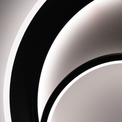 BRILAGI - Ściemnialna lampa sufitowa FLARE LED/70W/230V 3000-6000K śr. 50 cm biały/czarny + pilot zdalnego sterowania