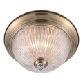 Brilagi - Lampa sufitowa FRESCO 2xE27/40W/230V śr. 28 cm mosiądz