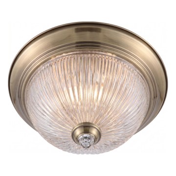 Brilagi - Lampa sufitowa FRESCO 2xE27/40W/230V śr. 28 cm mosiądz