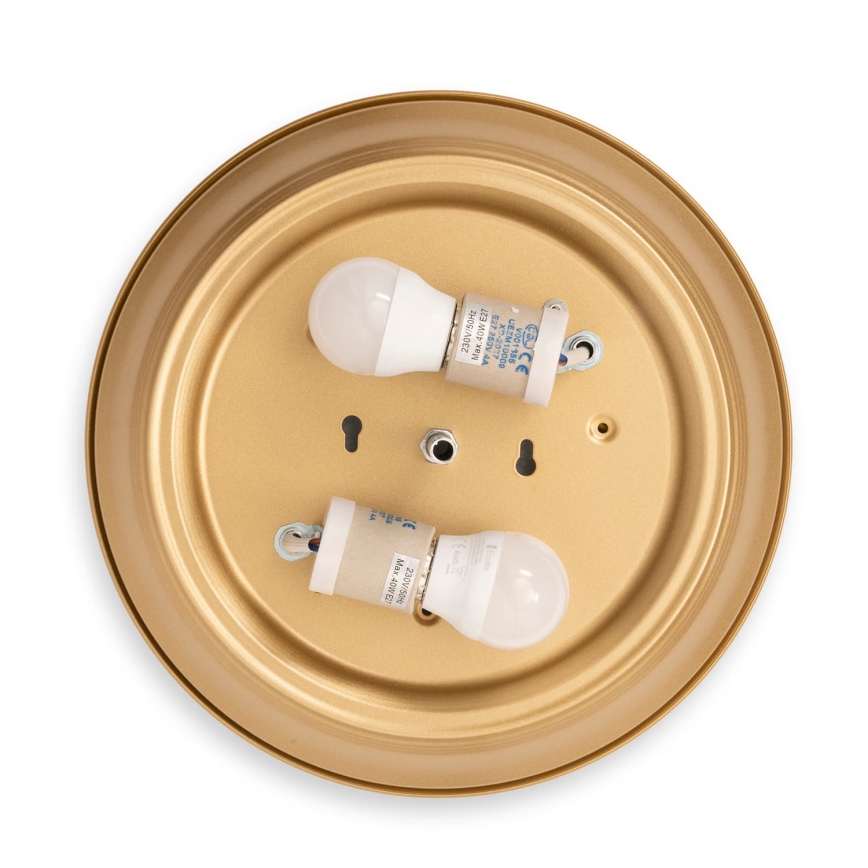 BRILAGI - Lampa sufitowa FRESCO 2xE27/40W/230V śr. 28 cm złota