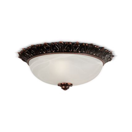 BRILAGI - Lampa sufitowa FRESCO 2xE27/40W/230V śr. 30 cm brązowa
