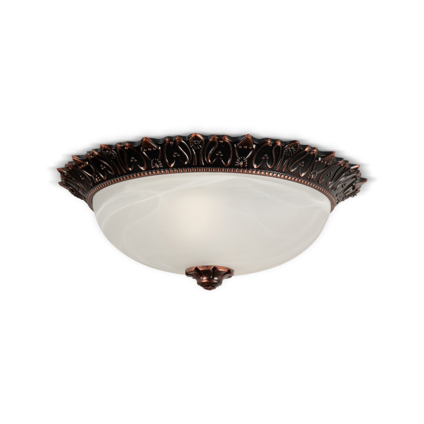 BRILAGI - Lampa sufitowa FRESCO 2xE27/40W/230V śr. 30 cm brązowa