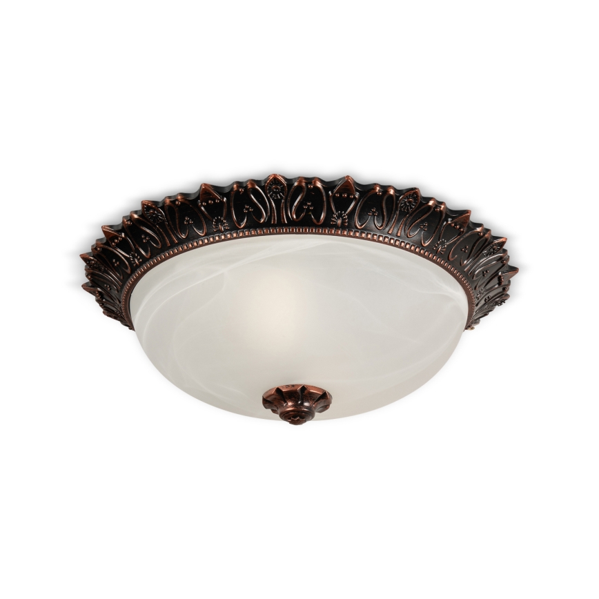 BRILAGI - Lampa sufitowa FRESCO 2xE27/40W/230V śr. 30 cm brązowa