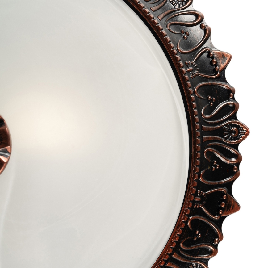 BRILAGI - Lampa sufitowa FRESCO 2xE27/40W/230V śr. 30 cm brązowa