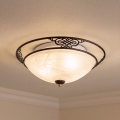 BRILAGI - Lampa sufitowa FRESCO 2xE27/40W/230V śr. 43 cm brązowa