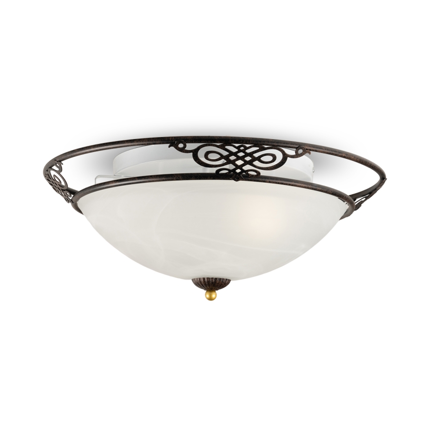 BRILAGI - Lampa sufitowa FRESCO 2xE27/40W/230V śr. 43 cm brązowa