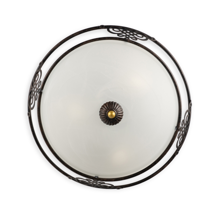 BRILAGI - Lampa sufitowa FRESCO 2xE27/40W/230V śr. 43 cm brązowa