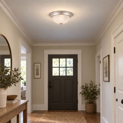 BRILAGI - Lampa sufitowa FRESCO 2xE27/40W/230V, średnica 28 cm, chrom matowy