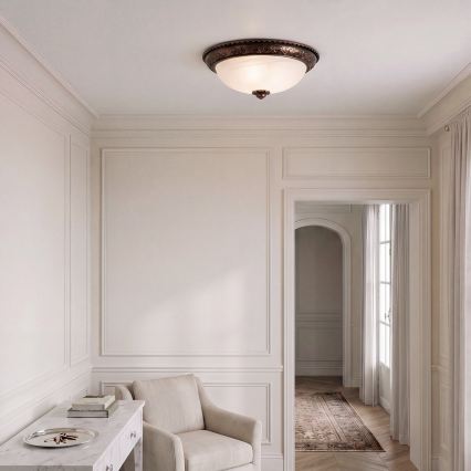 BRILAGI - Lampa sufitowa FRESCO 2xE27/40W/230V Ø 30 cm miedziana