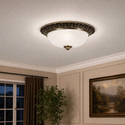 Brilagi - Lampa sufitowa FRESCO 2xE27/40W/230V Ø 30 cm złota