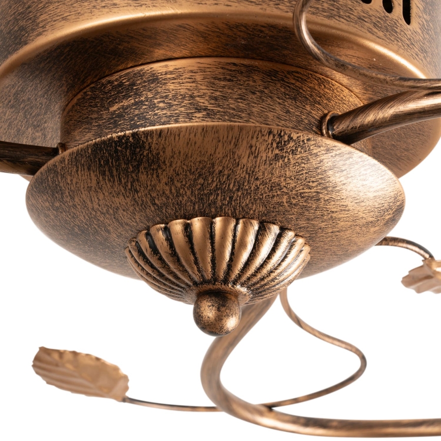 BRILAGI - Lampa sufitowa GRACE 3xE27/40W/230V Ø 53 cm patyna/miedziana