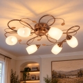 BRILAGI - Lampa sufitowa GRACE 6xE27/40W/230V śr. 79 cm patyna/miedziana