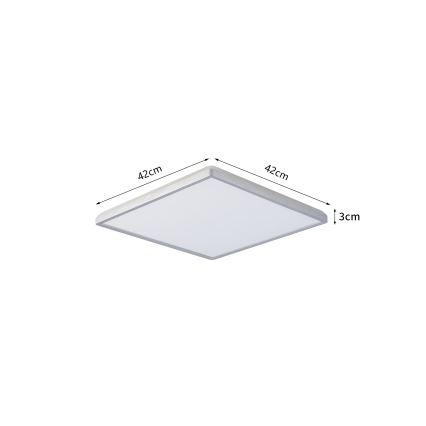 Brilagi - plafon łazienkowy LED ULTRA SLIM LED/24W/230V 42x42 cm srebrny IP54