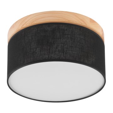 Brilagi - Lampa sufitowa LED BELLADONNA 1xE27/15W/230V śr. 30 cm czarna/sosna