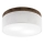 Brilagi - Lampa sufitowa LED BELLADONNA 2xE27/15W/230V śr. 40 cm biała/dąb orzechowy
