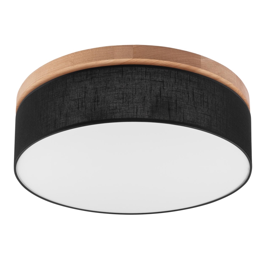 Brilagi - Lampa sufitowa LED BELLADONNA 3xE27/15W/230V śr. 50 cm czarna/dąb