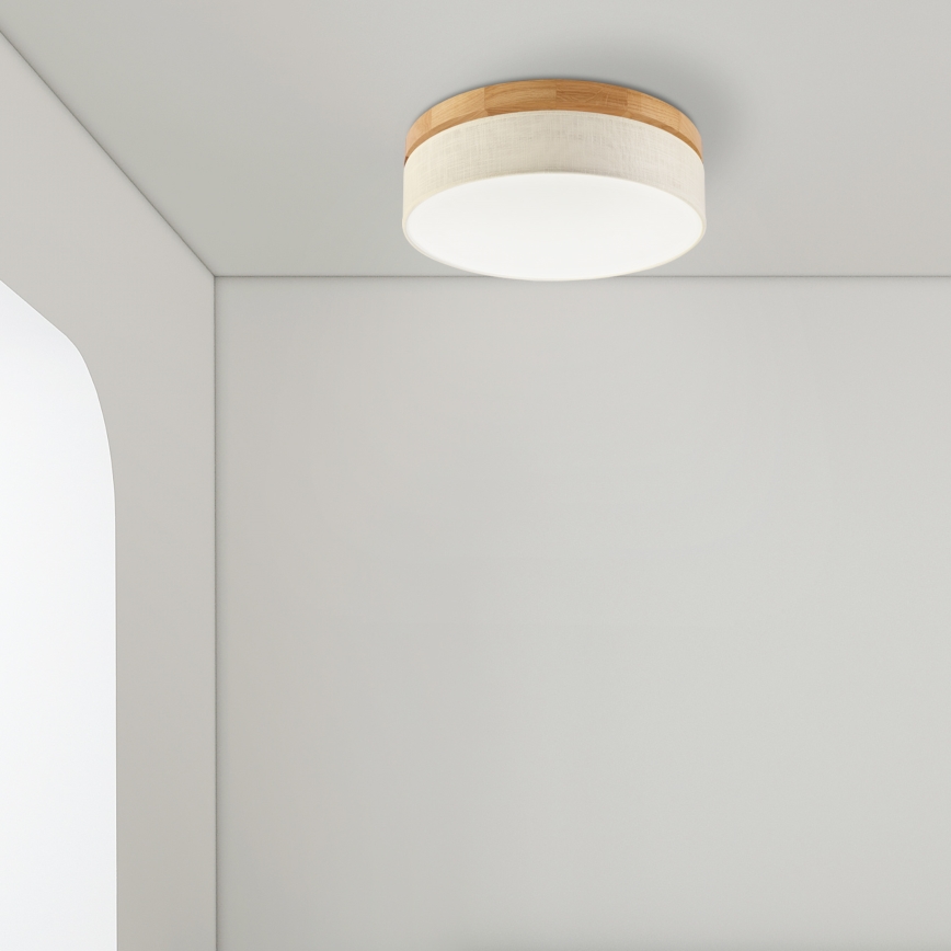 Brilagi - Lampa sufitowa LED BELLADONNA LED/36W/230V średnica 40 cm kremowa/dąb