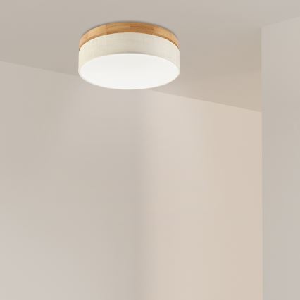 Brilagi - Lampa sufitowa LED BELLADONNA LED/36W/230V średnica 40 cm kremowa/dąb
