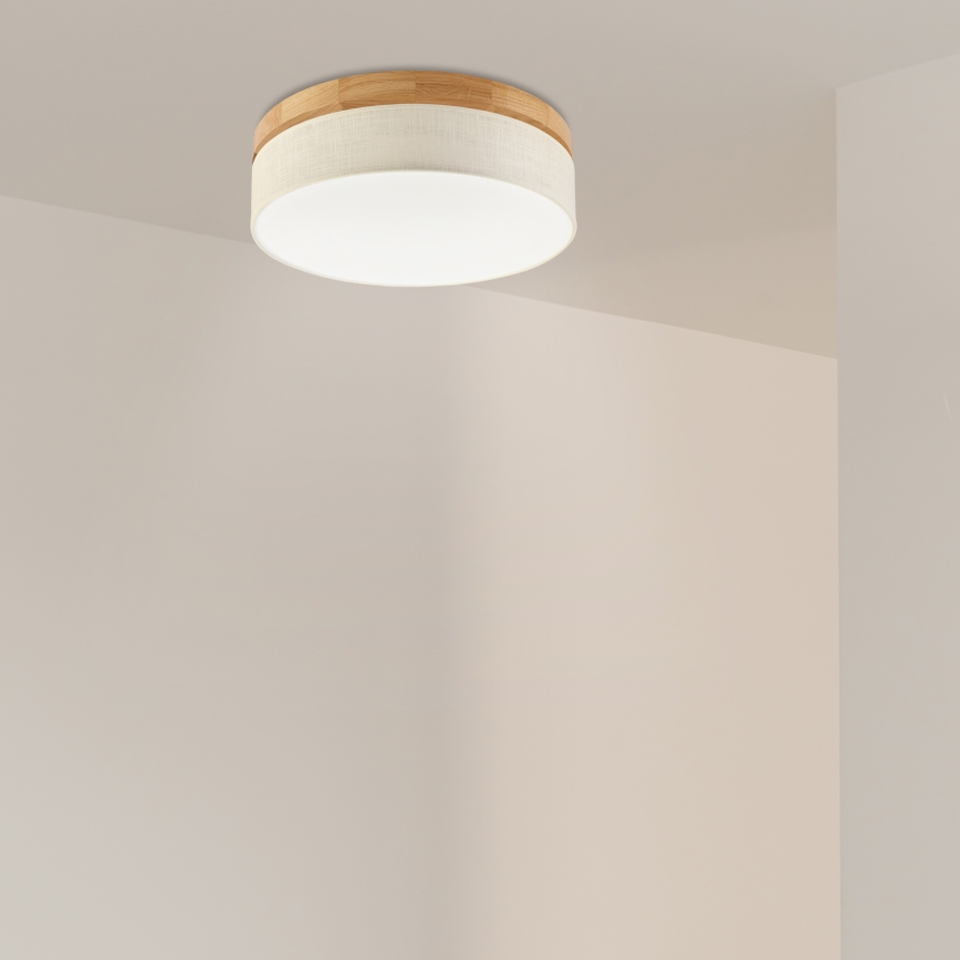 Brilagi - Lampa sufitowa LED BELLADONNA LED/36W/230V średnica 40 cm kremowa/dąb