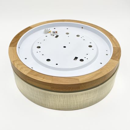 Brilagi - Lampa sufitowa LED BELLADONNA LED/36W/230V średnica 40 cm kremowa/dąb