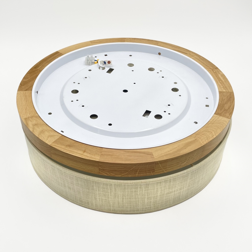 Brilagi - Lampa sufitowa LED BELLADONNA LED/36W/230V średnica 40 cm kremowa/dąb