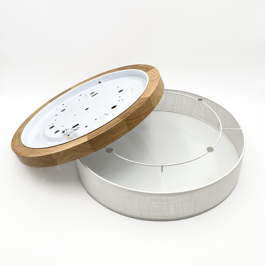 Brilagi - Lampa sufitowa LED BELLADONNA LED/36W/230V średnica 50 cm biały/dąb