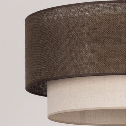 Brilagi - Lampa sufitowa LED BOHO ECO 1xE27/10W/230V śr. 40 cm brązowo-kremowa