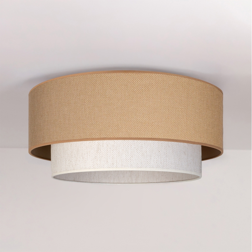 Brilagi - Lampa sufitowa LED BOHO ECO 1xE27/10W/230V Ø 40 cm beżowy/kremowy