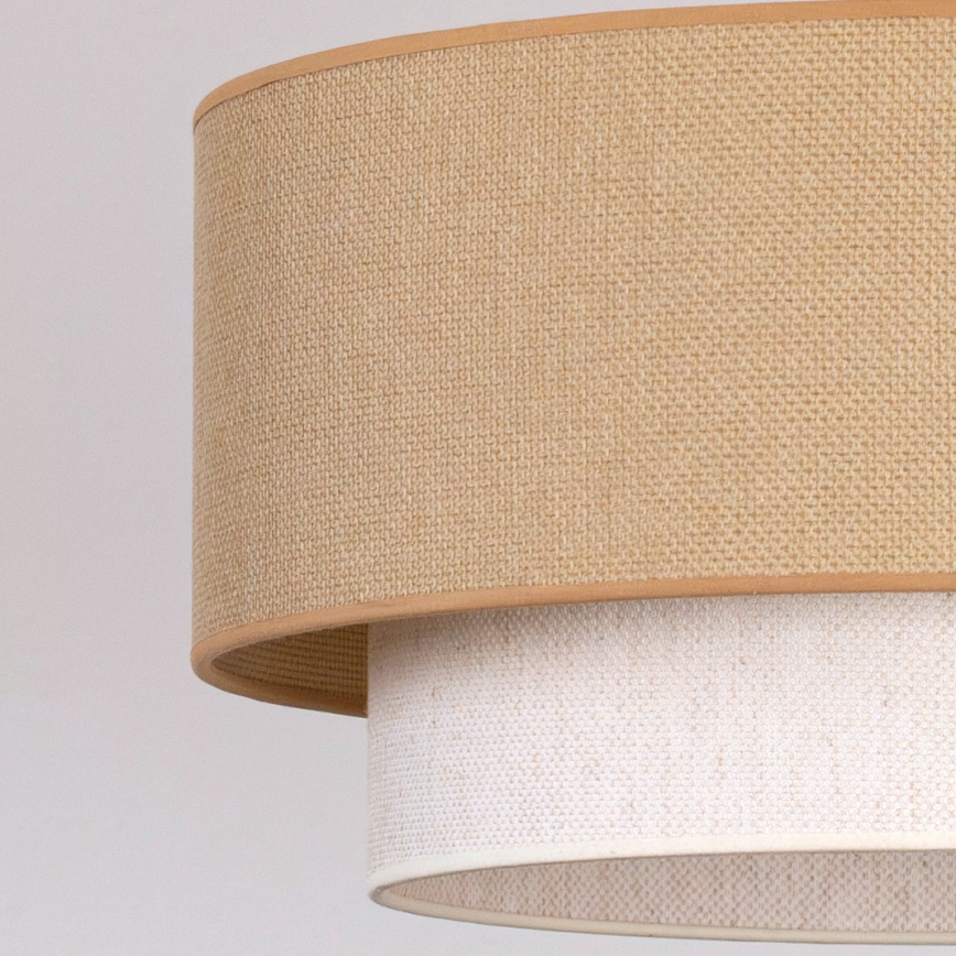 Brilagi - Lampa sufitowa LED BOHO ECO 1xE27/10W/230V Ø 40 cm beżowy/kremowy