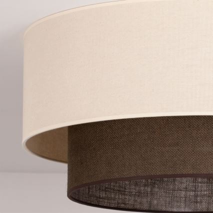 Brilagi - Lampa sufitowa LED BOHO STYLE 3xE27/15W/230V średnica 60 cm kremowa/brązowa