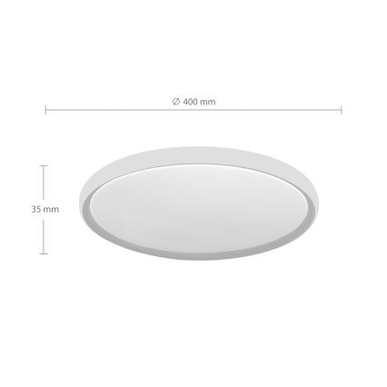 Brilagi - Lampa sufitowa LED CARLOS LED/24W/230V śr. 40 cm biała